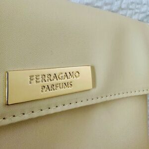 FERRAGAMO PARFUMS Snap Cosmetics Make-up Toiletries Bag Case